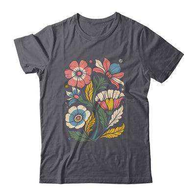 Vintage Boho Wildflower Graphic Art Floral Retro Women Shirt & Tank Top | teecentury