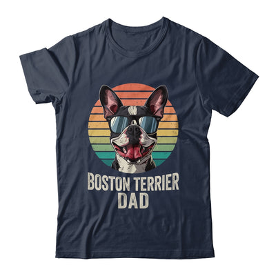 Vintage Boston Terrier Dad For Fathers Day Dog Lover Funny Shirt & Hoodie | teecentury