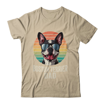 Vintage Boston Terrier Dad For Fathers Day Dog Lover Funny Shirt & Hoodie | teecentury