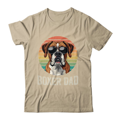 Vintage Boxer Dad For Fathers Day Dog Lover Funny Shirt & Hoodie | teecentury