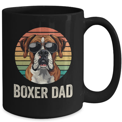 Vintage Boxer Dad For Fathers Day Dog Lover Funny Mug | teecentury