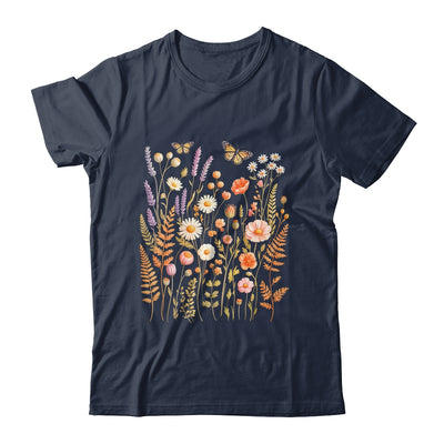 Vintage Butterfly Floral Boho Wildflower Garden Lover Women Shirt & Tank Top | teecentury