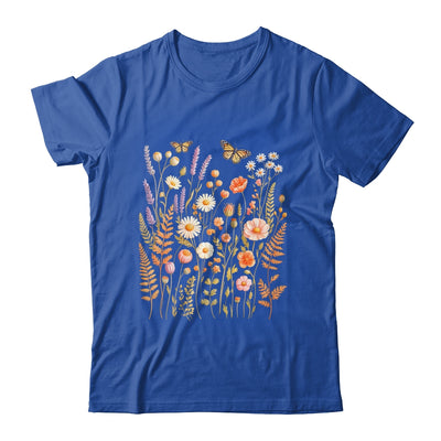 Vintage Butterfly Floral Boho Wildflower Garden Lover Women Shirt & Tank Top | teecentury