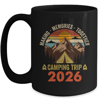 Vintage Camper Camp Family Camping Trip 2026 Matching Group Mug | teecentury