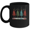 Vintage Christmas Trees Hand Drawing Christmas Trees Mug | teecentury