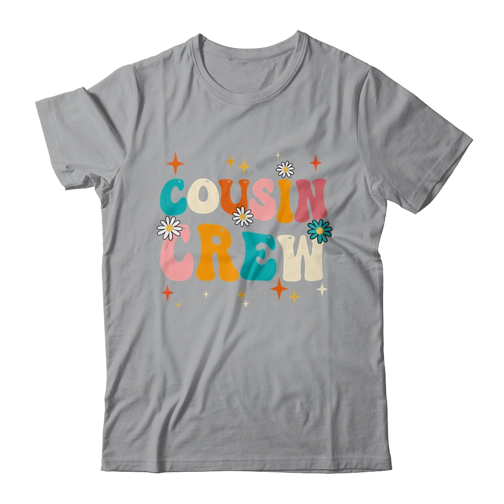 Vintage Cousin Crew Summer Trips Family Vacation Groovy Shirt & Tank Top | teecentury