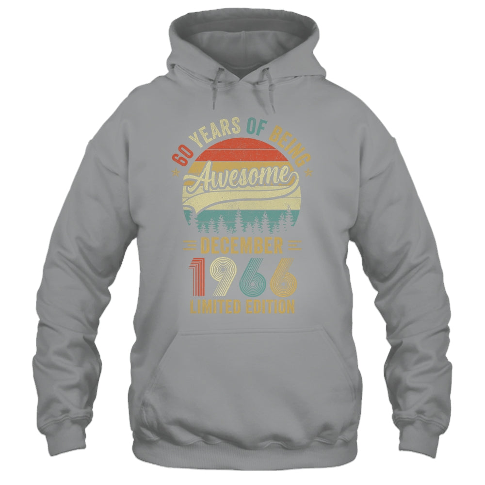 Vintage December 1966 60 Years Old 60th Birthday Men Women Shirt & Hoodie | teecentury