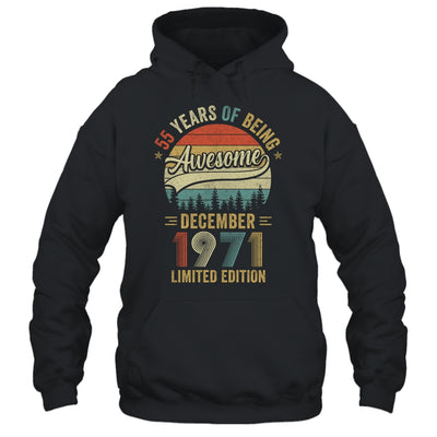 Vintage December 1971 55 Years Old 55th Birthday Men Women Shirt & Hoodie | teecentury