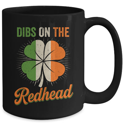 Vintage Dibs On The Redhead Irish St Patrick's Day Shamrock Mug | teecentury