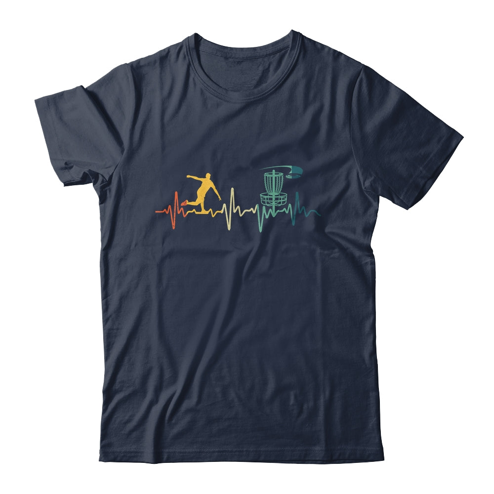 Vintage Disc Golf For Men Women Heartbeat Disc Golf Player Shirt & Tank Top | teecentury