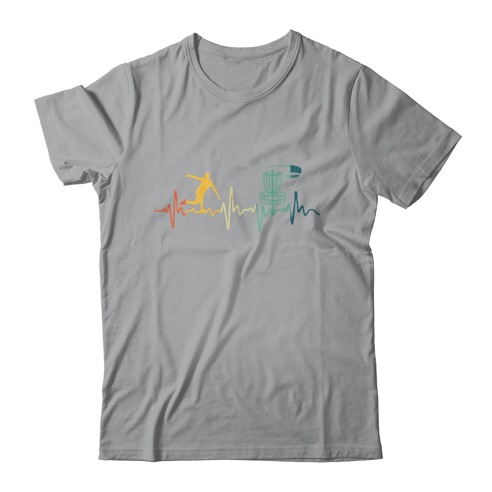 Vintage Disc Golf For Men Women Heartbeat Disc Golf Player Shirt & Tank Top | teecentury