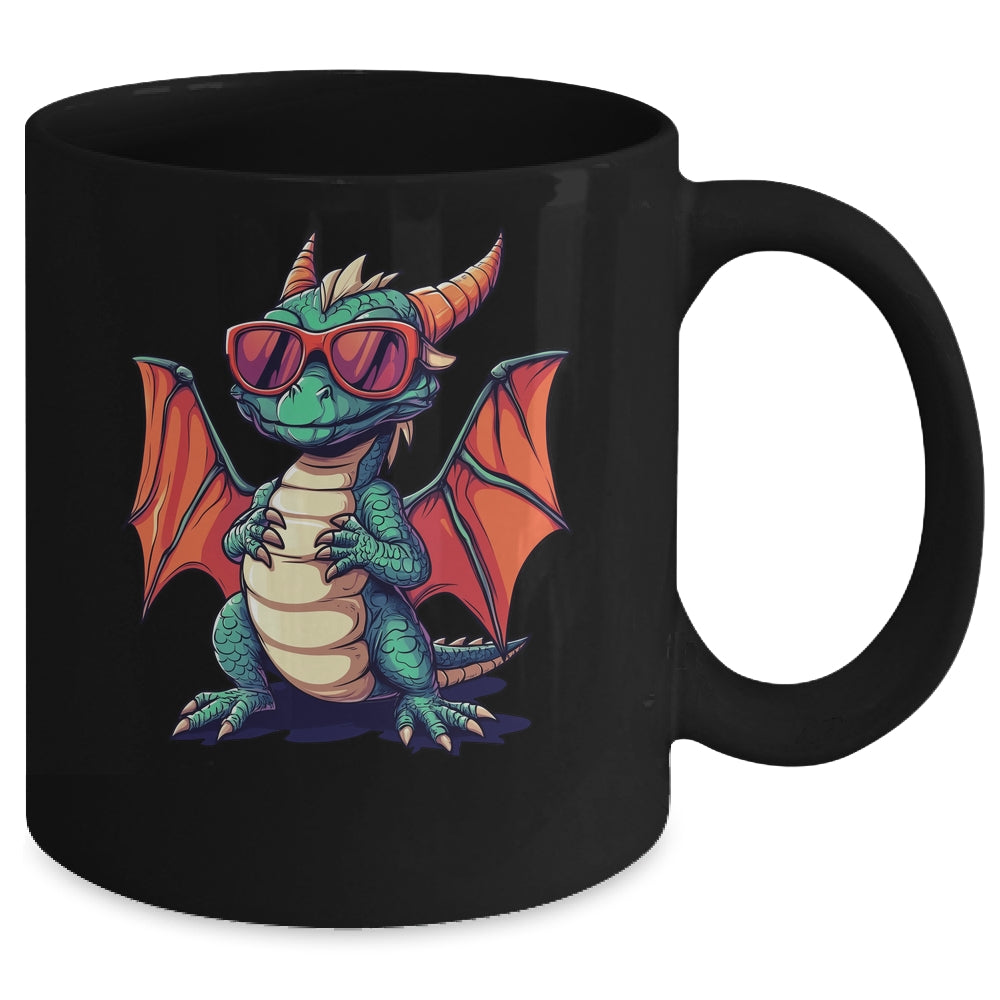 Vintage Dragon Sunglasses Dragon Lover Design Men Women Mug | teecentury