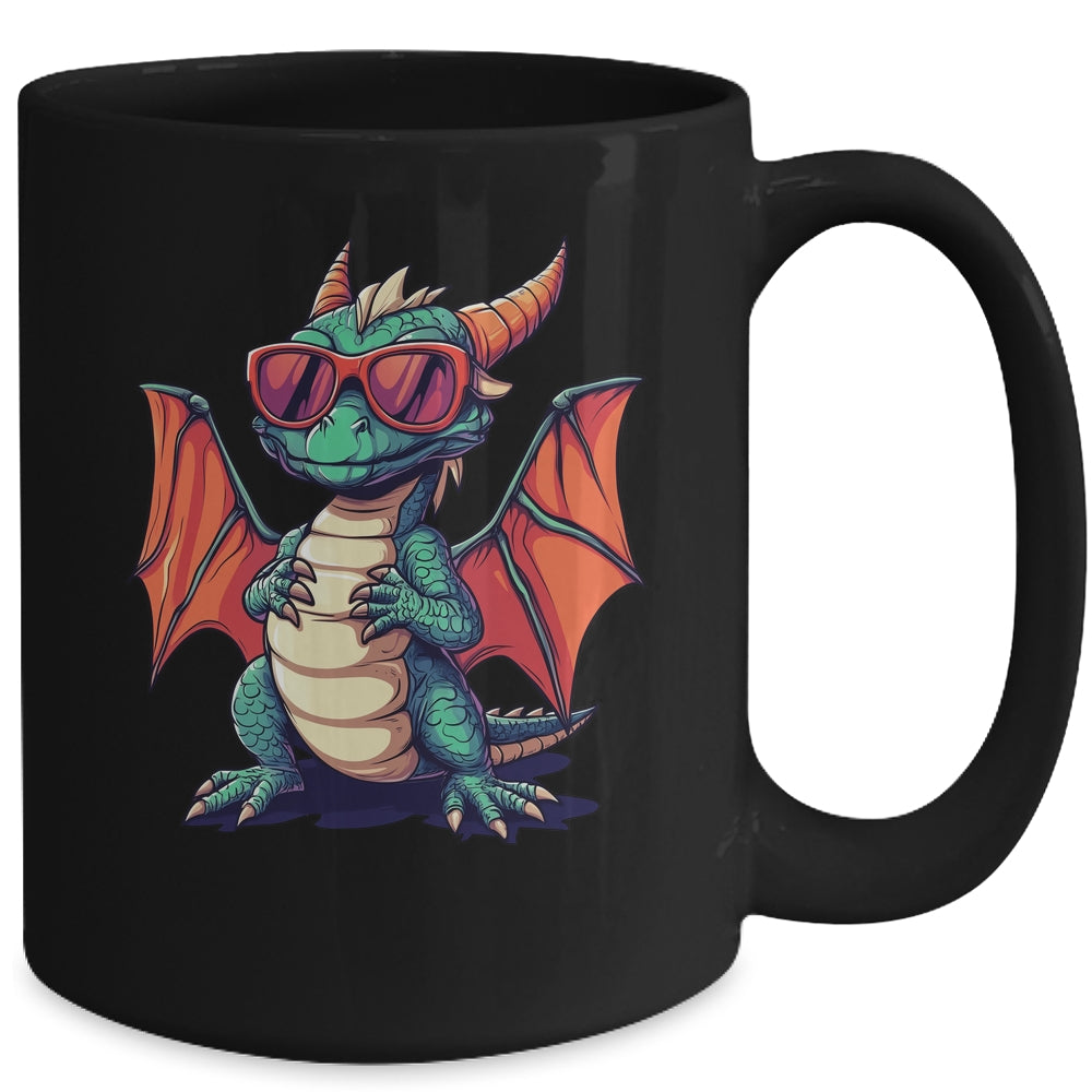 Vintage Dragon Sunglasses Dragon Lover Design Men Women Mug | teecentury