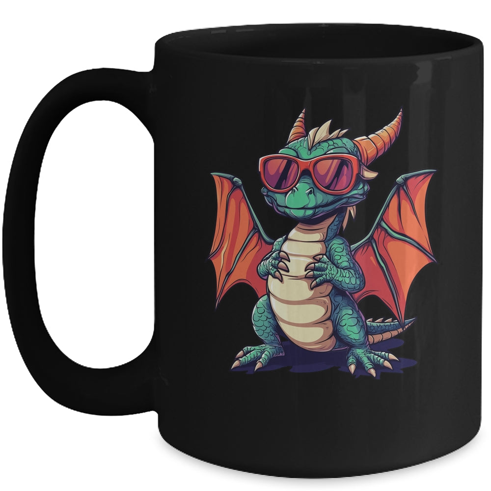 Vintage Dragon Sunglasses Dragon Lover Design Men Women Mug | teecentury