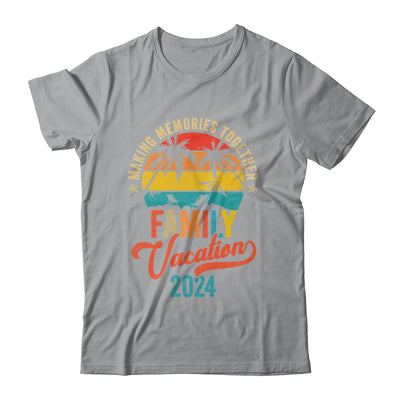 Vintage Family Trip Matching Summer Vacation Beach 2024 Shirt & Tank Top | teecentury