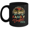 Vintage Family Trip Matching Summer Vacation Beach 2025 Mug | teecentury