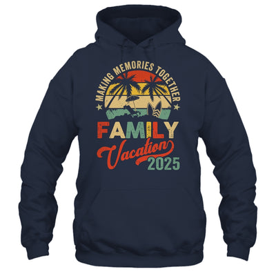 Vintage Family Trip Matching Summer Vacation Beach 2025 Shirt & Tank Top | teecentury