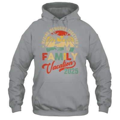 Vintage Family Trip Matching Summer Vacation Beach 2025 Shirt & Tank Top | teecentury