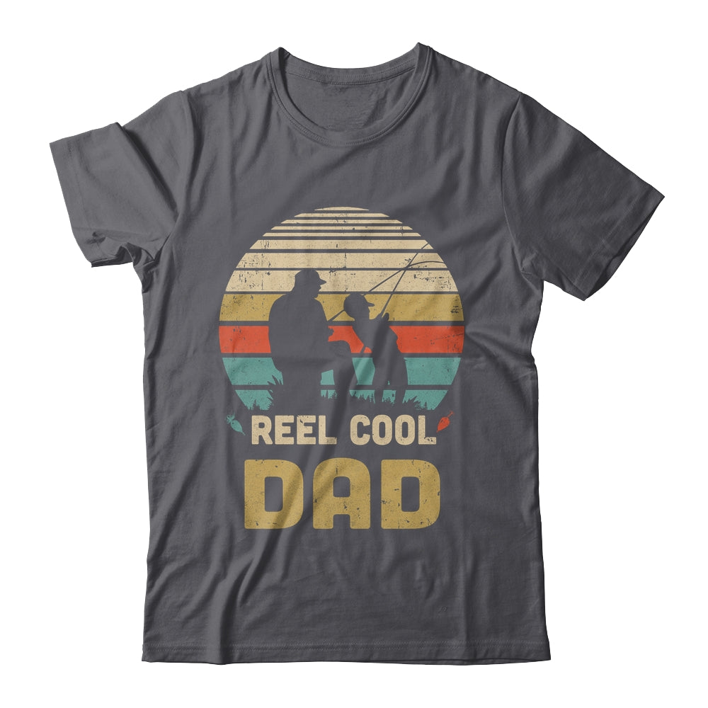 Vintage Father's Day Gift Reel Cool Dad Fishing Shirt & Hoodie | teecentury