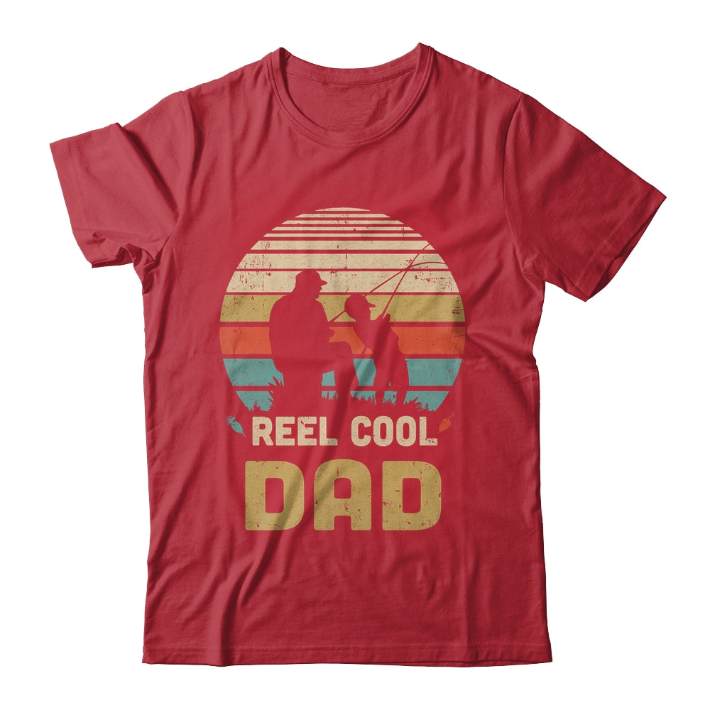 Vintage Father's Day Gift Reel Cool Dad Fishing Shirt & Hoodie | teecentury