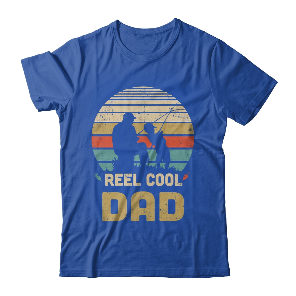 Vintage Father's Day Gift Reel Cool Dad Fishing Shirt & Hoodie | teecentury