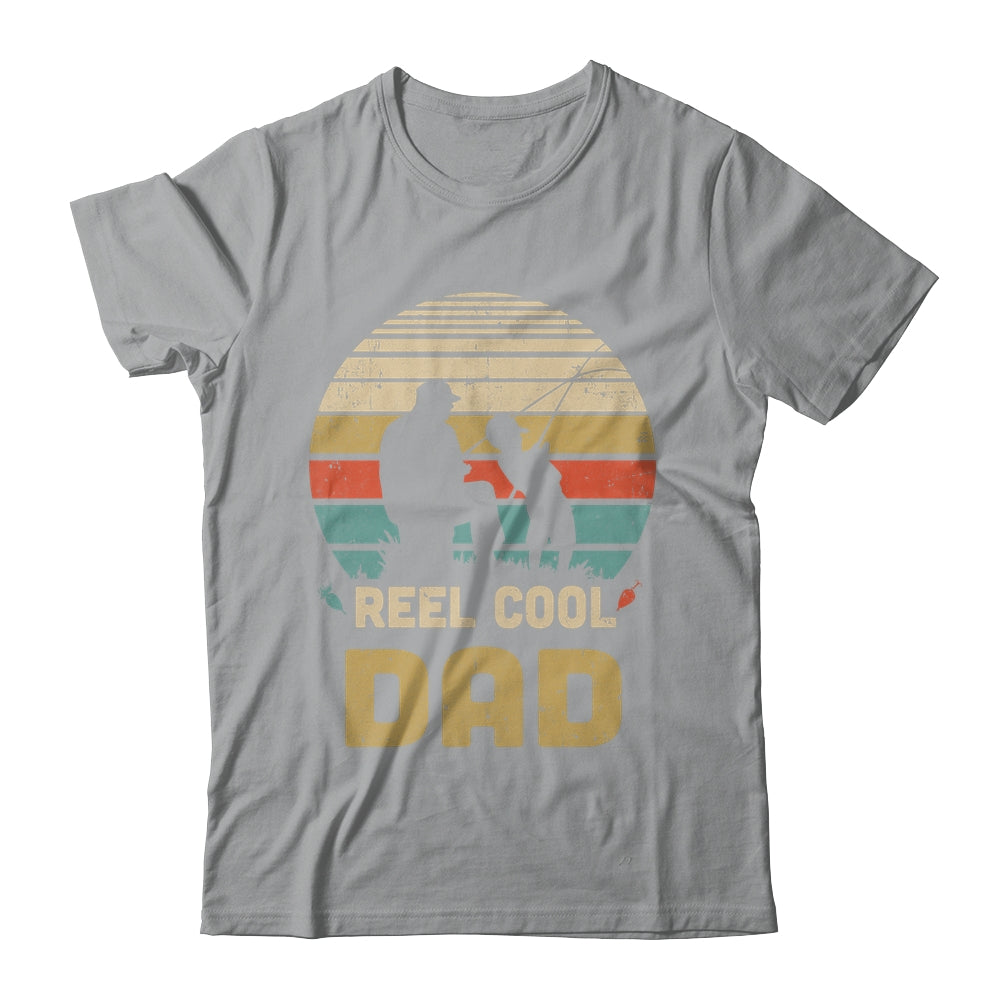 Vintage Father's Day Gift Reel Cool Dad Fishing Shirt & Hoodie | teecentury