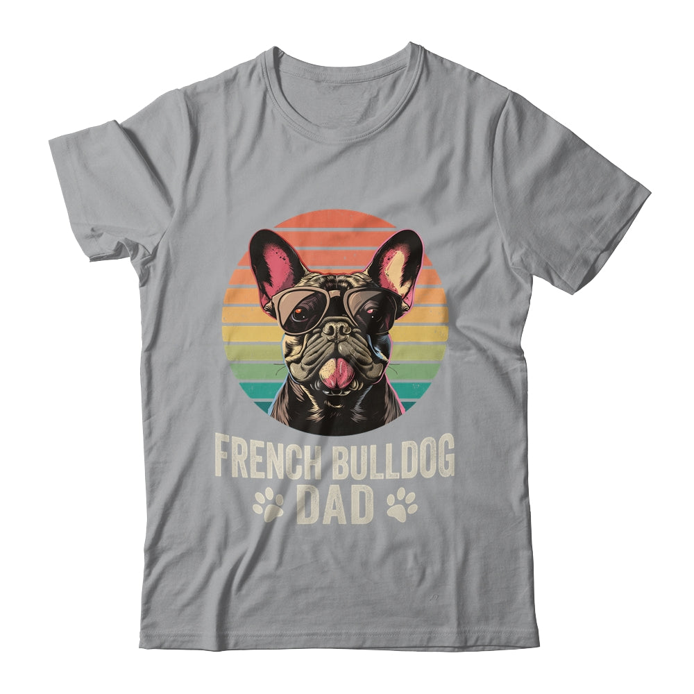 Vintage French Bulldog Dad For Fathers Day Dog Lover Funny Shirt & Hoodie | teecentury