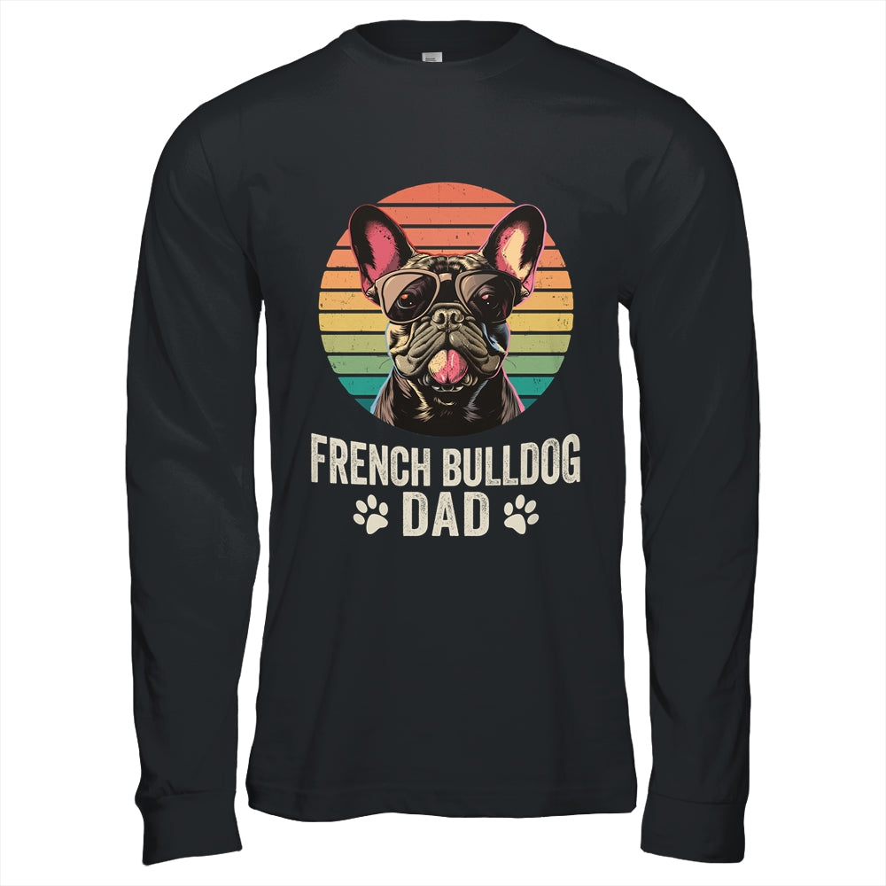 Vintage French Bulldog Dad For Fathers Day Dog Lover Funny Shirt & Hoodie | teecentury