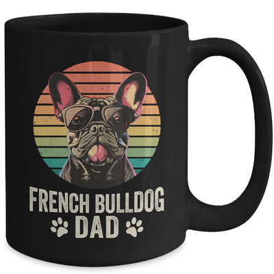Vintage French Bulldog Dad For Fathers Day Dog Lover Funny Mug | teecentury