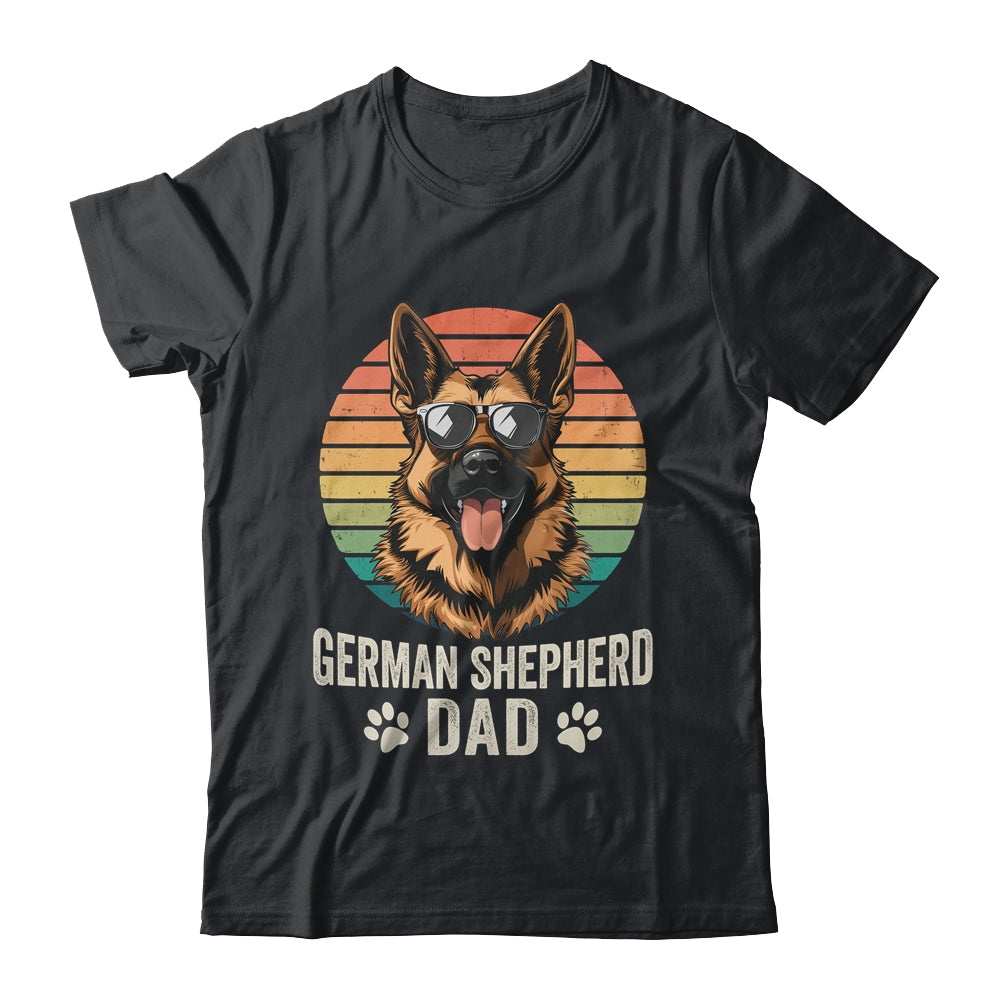 Vintage German Shepherd Dad For Fathers Day Dog Lover Funny Shirt & Hoodie | teecentury