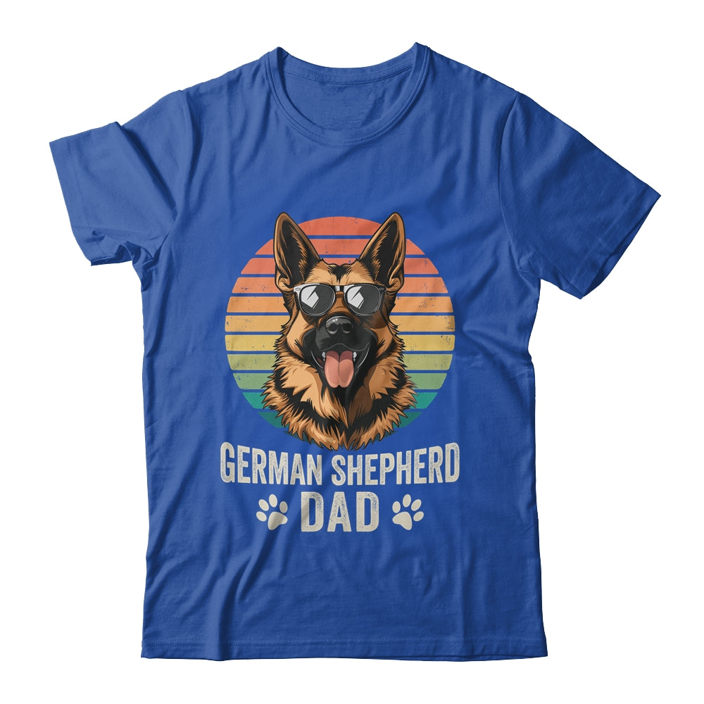 Vintage German Shepherd Dad For Fathers Day Dog Lover Funny Shirt & Hoodie | teecentury
