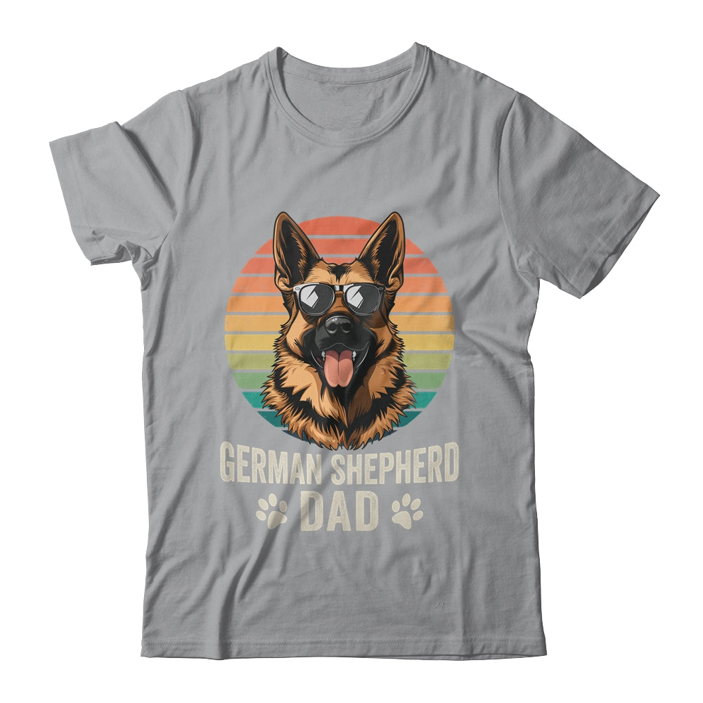 Vintage German Shepherd Dad For Fathers Day Dog Lover Funny Shirt & Hoodie | teecentury