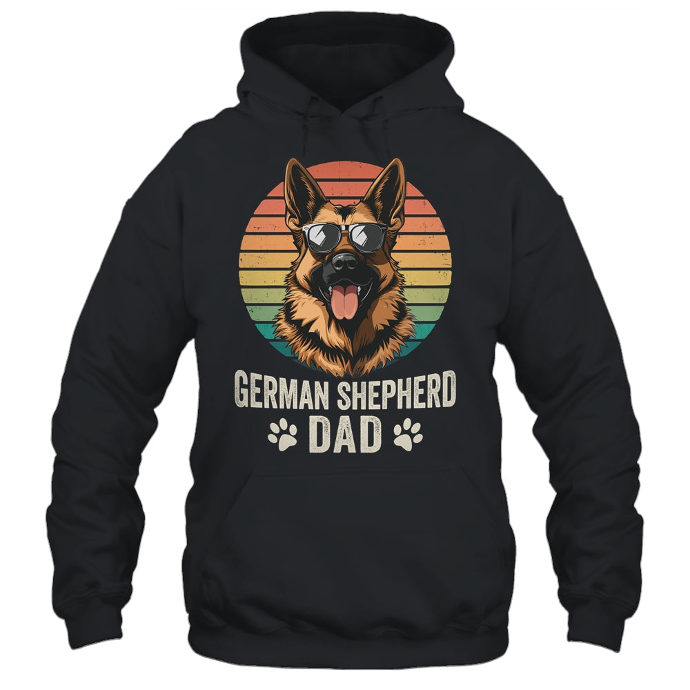 Vintage German Shepherd Dad For Fathers Day Dog Lover Funny Shirt & Hoodie | teecentury