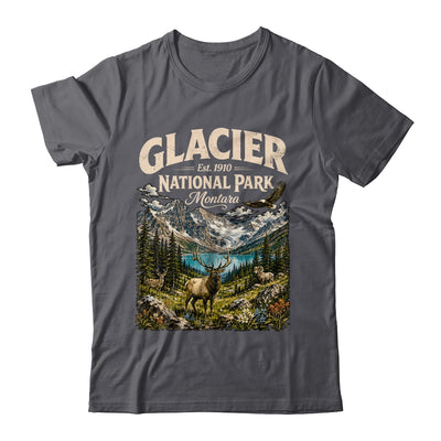 Vintage Glacier National Park Travel Montana Wildlife Nature Shirt & Tank Top | teecentury