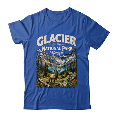 Vintage Glacier National Park Travel Montana Wildlife Nature Shirt & Tank Top | teecentury