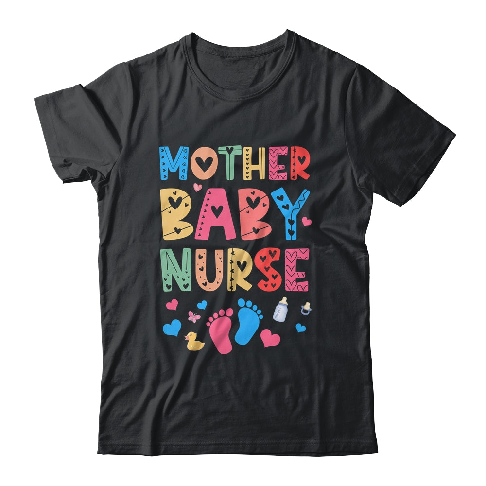 Vintage Groovy Mother Baby Nurse Women Nurse Week Shirt & Tank Top | teecentury