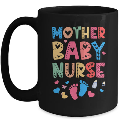 Vintage Groovy Mother Baby Nurse Women Nurse Week Mug | teecentury