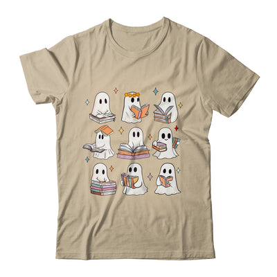 Vintage Halloween Reading Book Ghost Autumn Fall Spooky Shirt & Sweatshirt | teecentury
