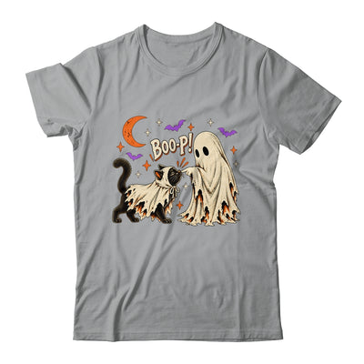Vintage Halloween Spooky Book Ghost With Black Cat Boo-P Shirt & Sweatshirt | teecentury