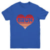 Vintage Heart Bruh Valentines Day Boys Mens Kids Funny Youth Shirt | teecentury