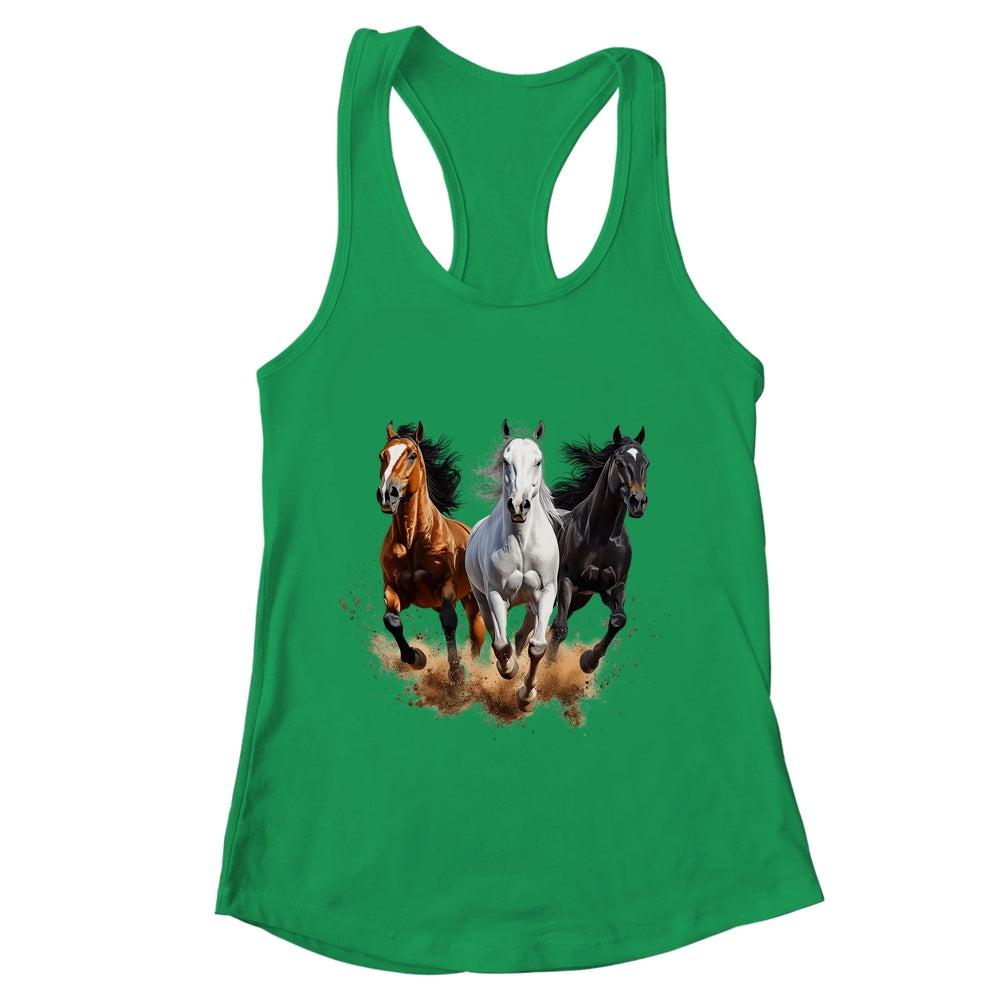 Vintage Horses Lover Graphic For Men Women Boys Girls Shirt & Tank Top | teecentury