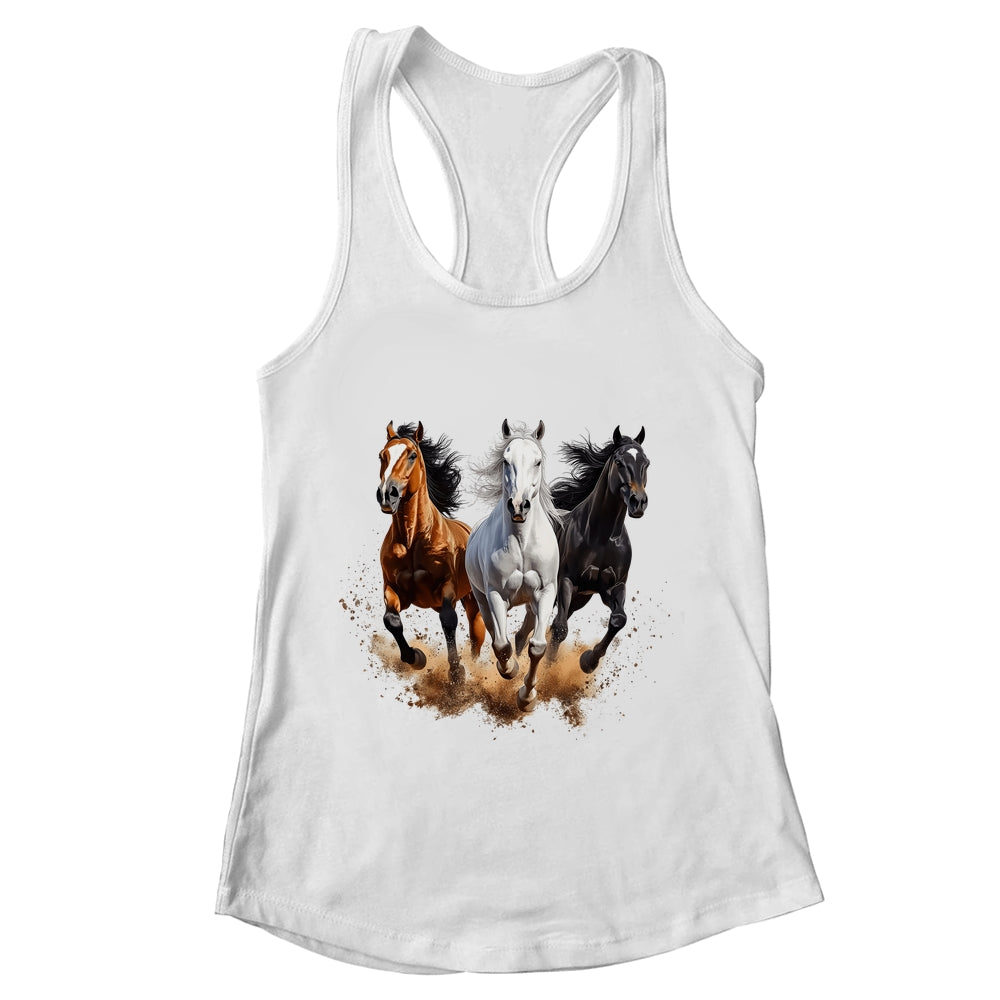 Vintage Horses Lover Graphic For Men Women Boys Girls Shirt & Tank Top | teecentury