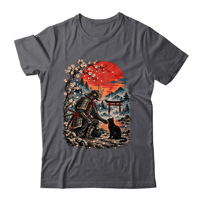 Vintage Japanese Art Samurai Warrior Black Cat Men Women Shirt & Hoodie | teecentury