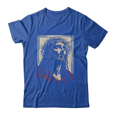 Vintage Jesus Crown Of Thorns Christian For Men Women Kids Shirt & Hoodie | teecentury