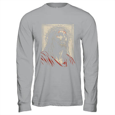 Vintage Jesus Crown Of Thorns Christian For Men Women Kids Shirt & Hoodie | teecentury