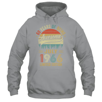 Vintage July 1966 60 Years Old 60th Birthday Men Women Shirt & Hoodie | teecentury