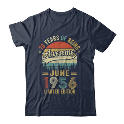 Vintage June 1956 70 Years Old 70th Birthday Men Women Shirt & Hoodie | teecentury