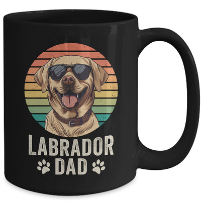 Vintage Labrador Dad For Fathers Day Dog Lover Funny Mug | teecentury