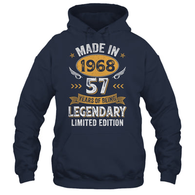Vintage Made In 1968 57 Years Old 57th Birthday Men Women Shirt & Hoodie | teecentury