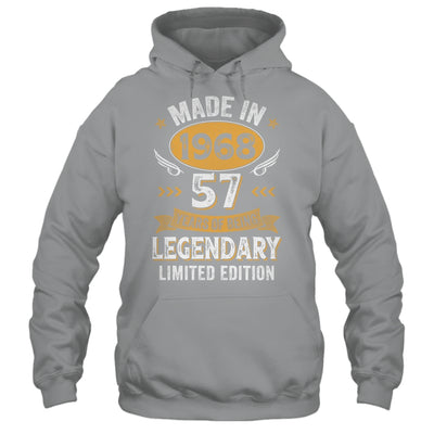 Vintage Made In 1968 57 Years Old 57th Birthday Men Women Shirt & Hoodie | teecentury